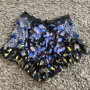 Free People Flutter Lace Romance Shorts